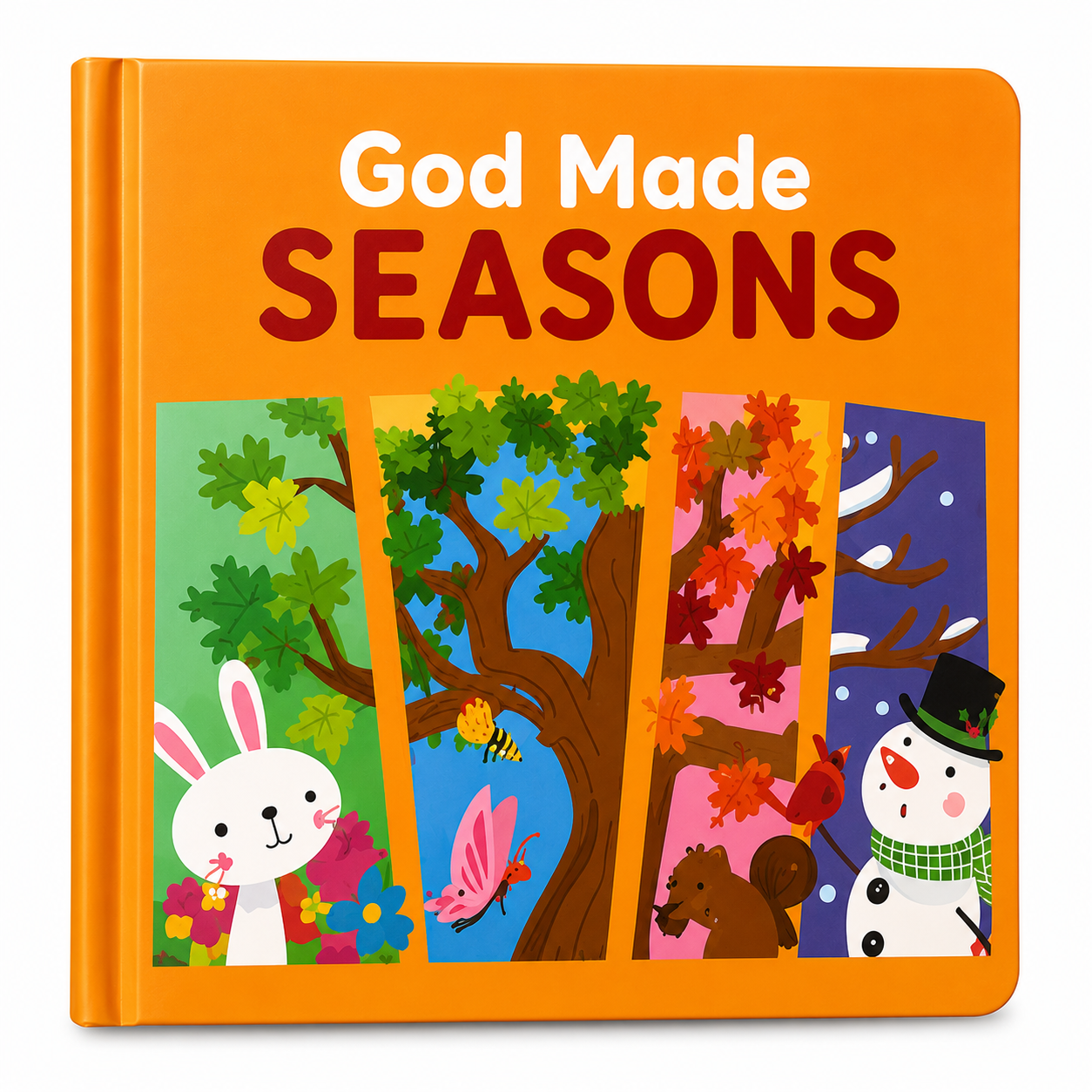 God Made Seasons | Faith Board Book for Babies & Toddlers