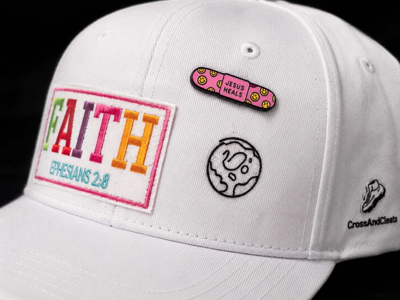 CrossAndCleats Faith Baseball Cap | Choose Your Design