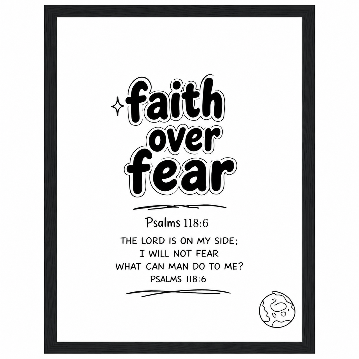 CrossAndCleats Faith Poster (Framed)