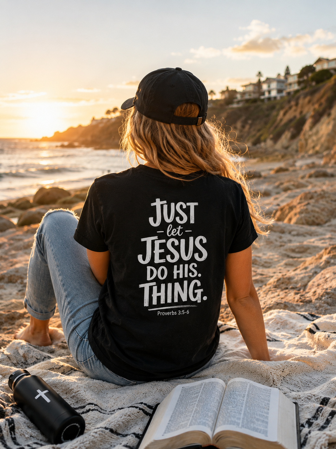 Just Let Jesus Do His Thing Women's T-Shirt