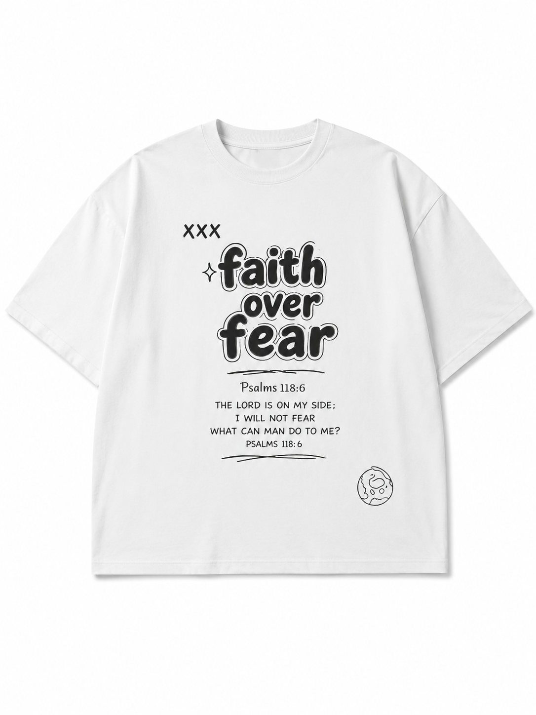 Faith Over Fear Oversized Crewneck