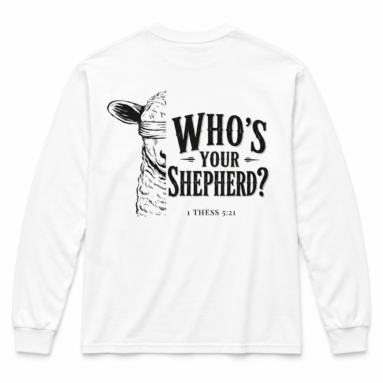 Who's Your Shepherd? | Youth Faith Long Sleeve Tee
