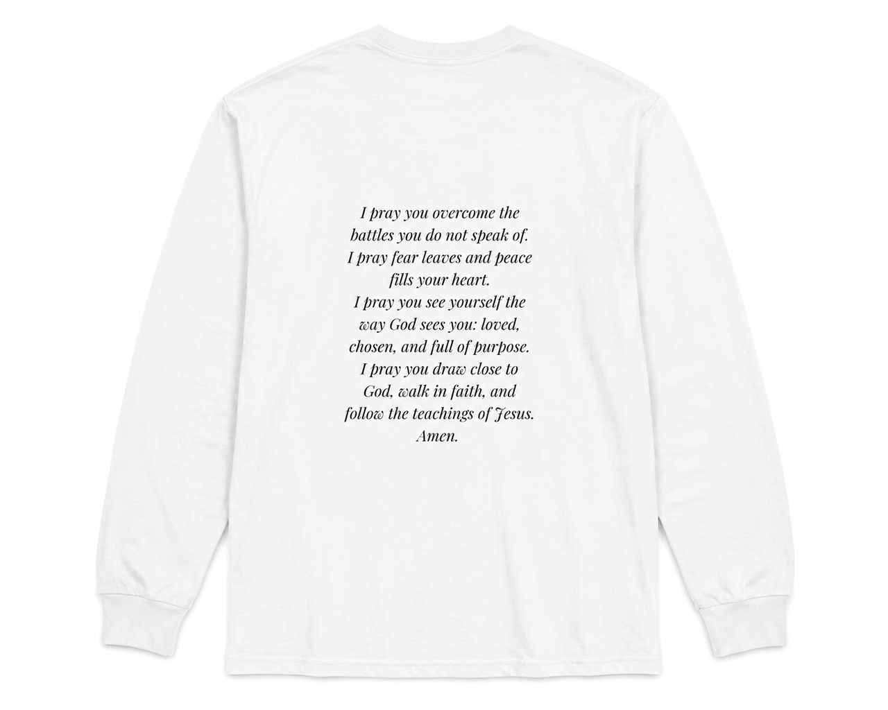 Prayer Kids Long Sleeve T-Shirt