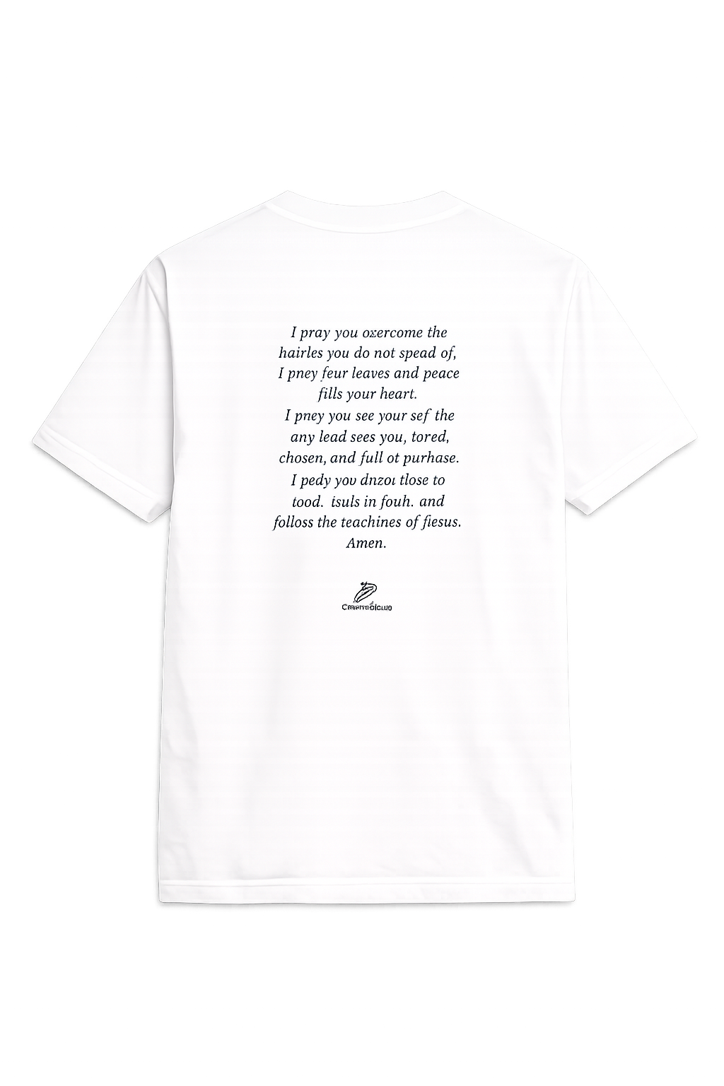 Prayer USA Made Crewneck T-Shirt