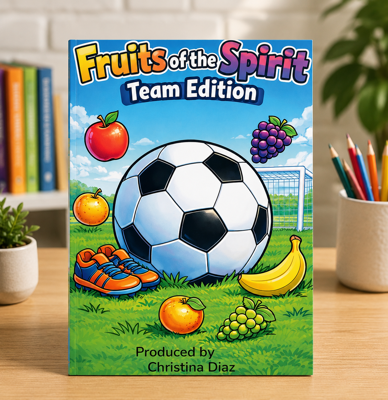 God's Good Fruit — Soccer Faith Coloring Book for Kids