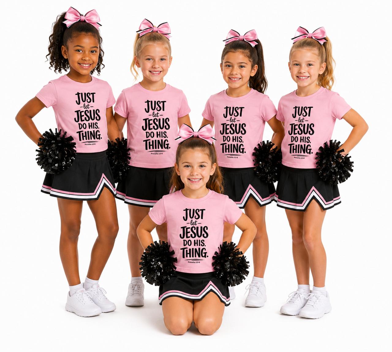 Just Let Jesus Do His Thing Kids T-Shirt Unisex| Christian Streetwear