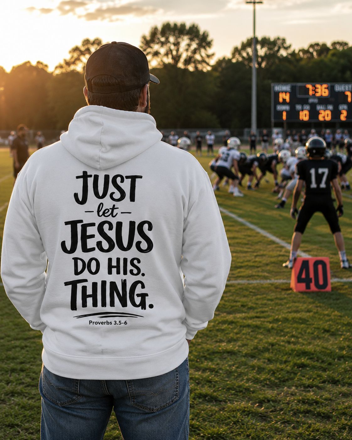 Just Let Jesus Do His Thing Hoodie | Unisex Christian Streetwear