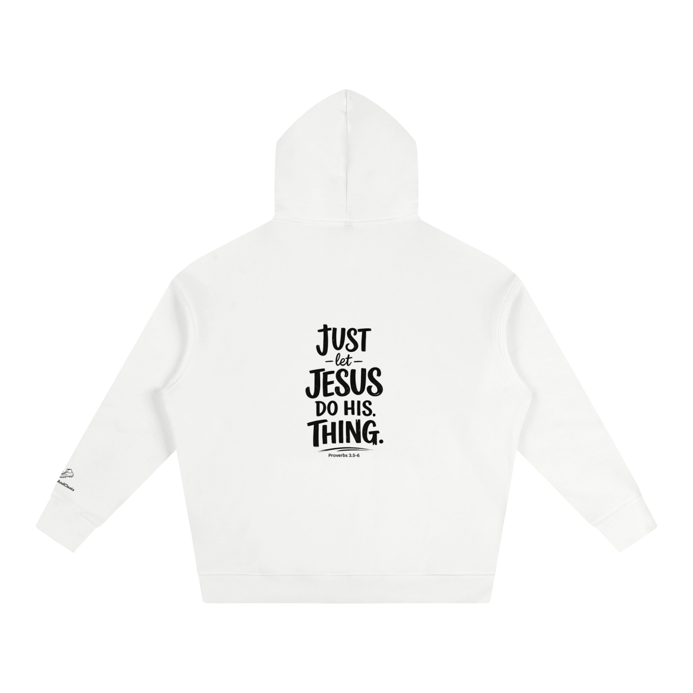 hoodie,christianhoodie,faithhoodie,justletjesus,unisexhoodie,christianstreetswear,biblevershoodie,Proverbs356,CrossAndCleats,churchoutfit,giftforhim,giftforher,faithapparel,gospelapparel,urbanchristian