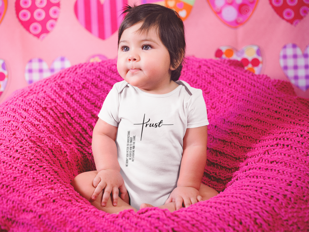 TRUST Baby Short Sleeve Bodysuit