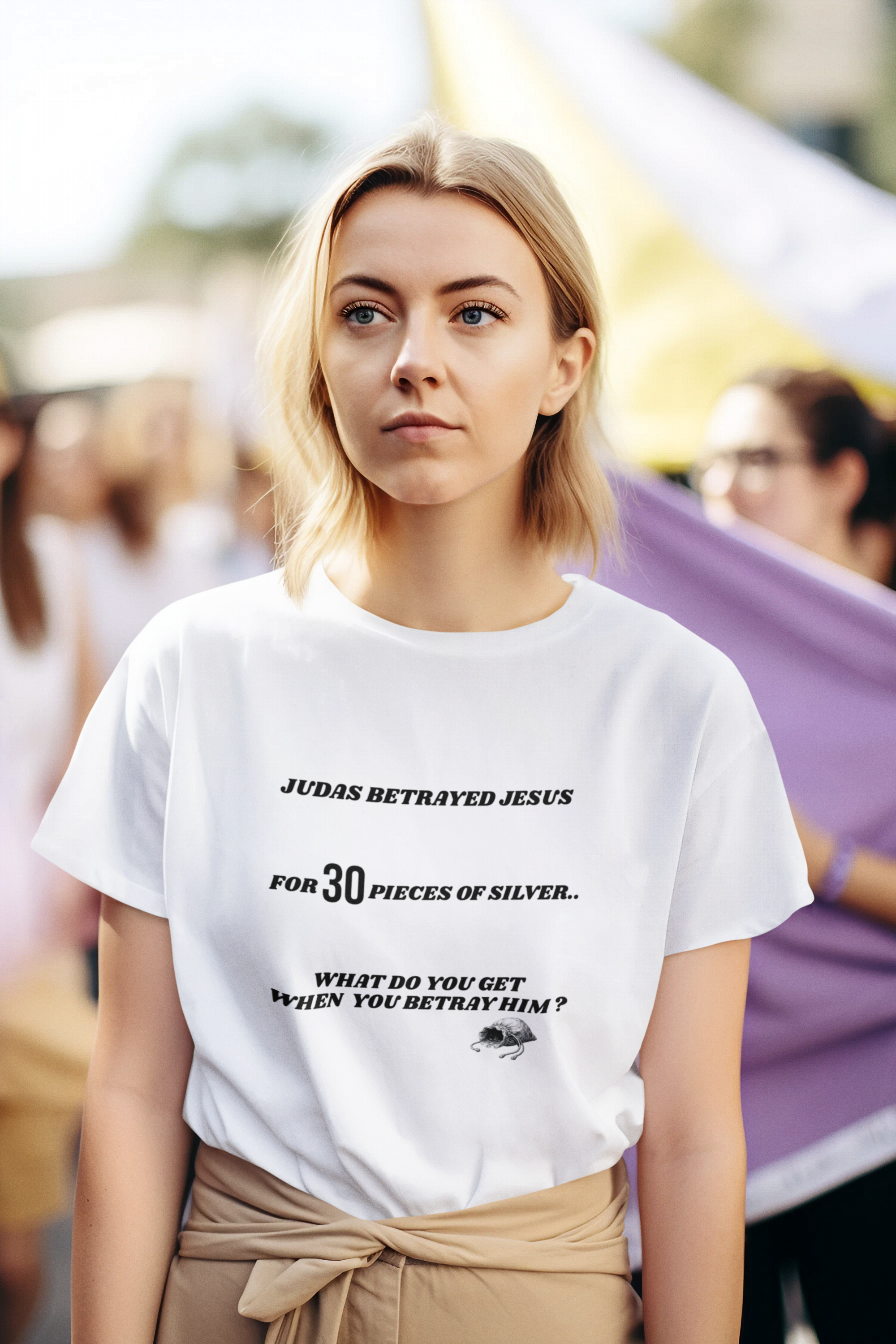 JUDASs Relaxed T-Shirt | Bella + Canvas 6400